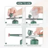 Oxygen Injector Mini Air Compressor Kit Air-Brush Paint Spray Gun Airbrush For Nail Art Tattoo Craft Cake Nano Fog Mist Sprayer 6