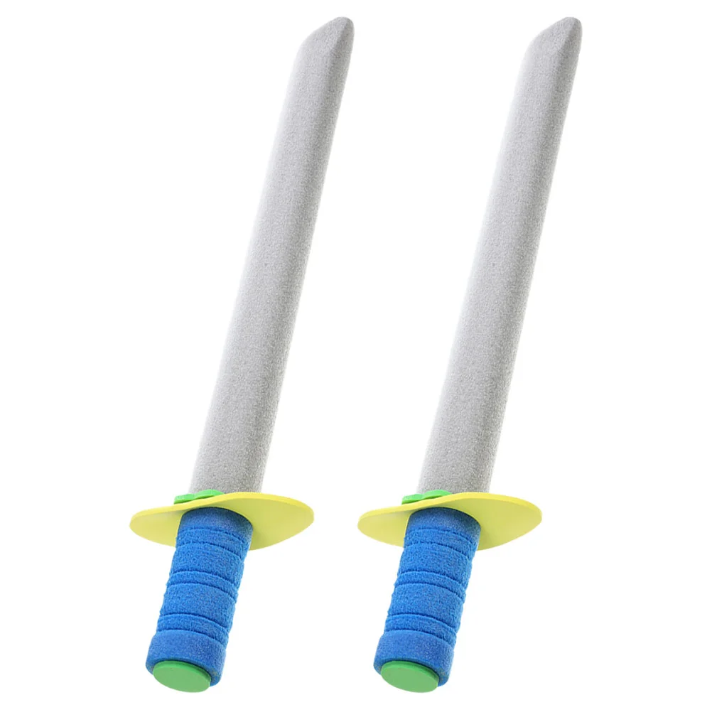 2 Pcs Foam Swords Kids Toy Martial Products Large Foams Sword Plaything Child Training Swords Kindergarten Performance Prop