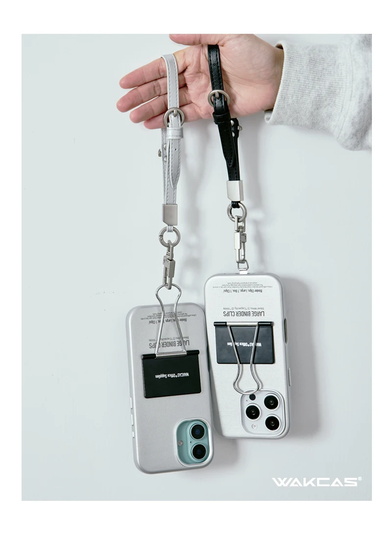 Wakcas Niche Design Leather Stand Folder Case for iPhone