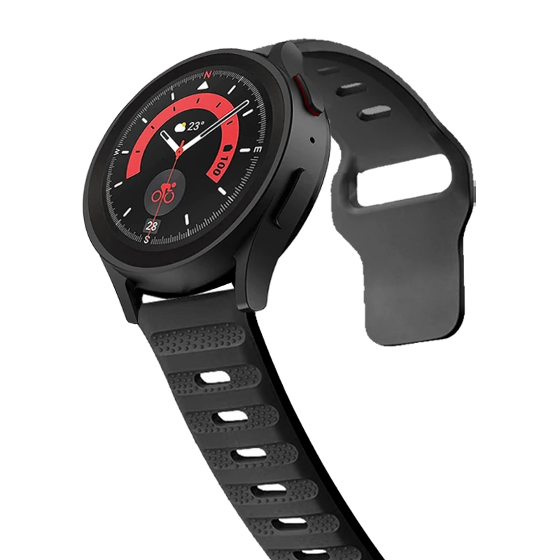

Watchband Strap For Galaxy Watch Sport Silicone Band For Samsung Galaxy Watch 5 4 3 45mm 46mm 42mm/Active 2 44mm 40mm/Gear S3