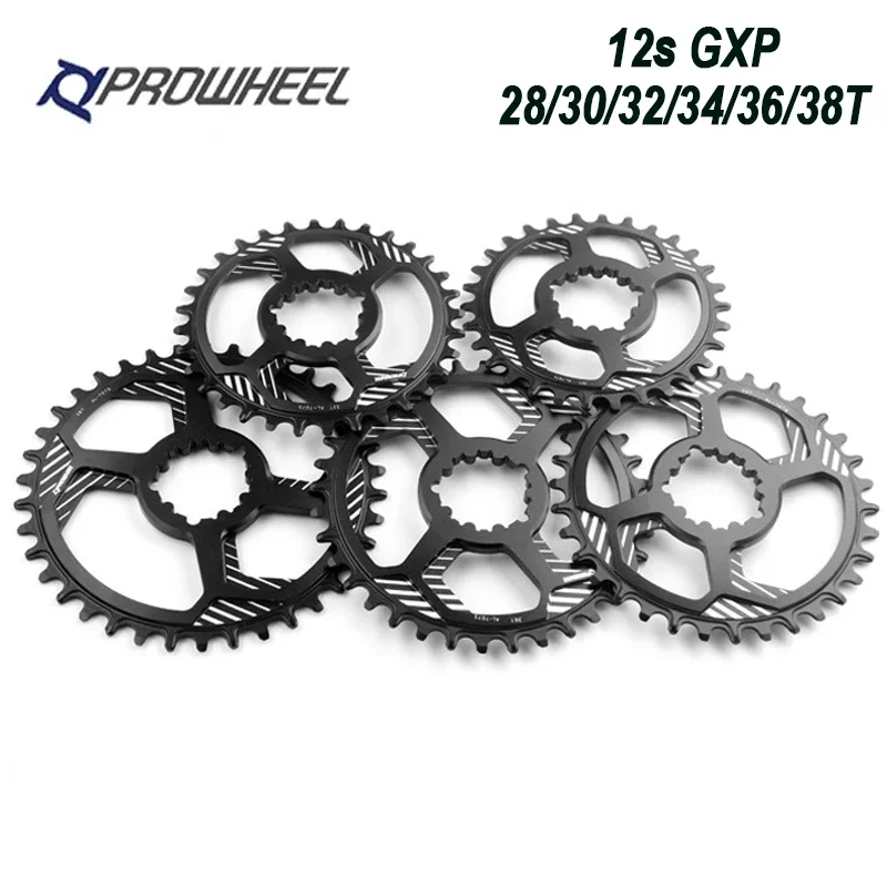 

PROWHEEL 0/3 Degrees GXP MTB Chainirng 28T 30T 32T 34T 36T 38T Mountain Bike Chainwheel For Gx XX1 X1 X9 Bicycle Chainring