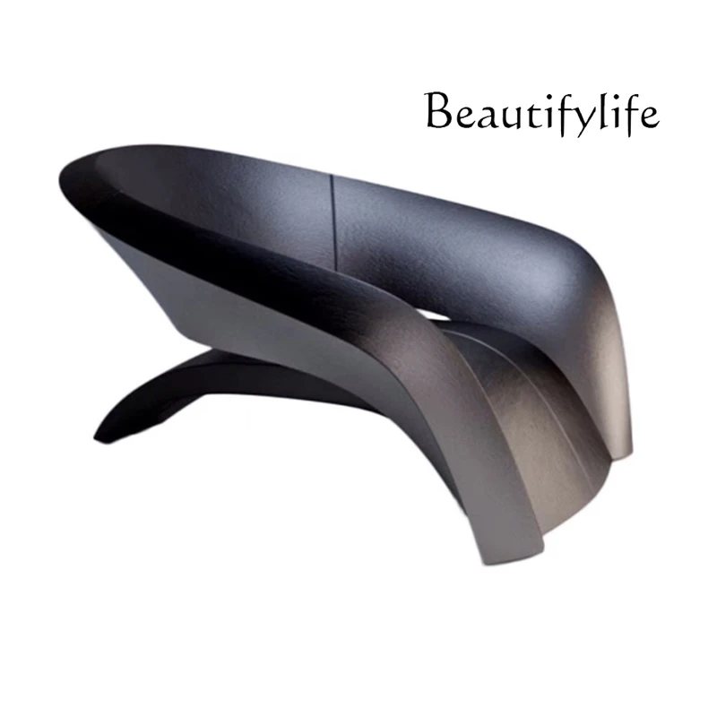 

Designer Fiberglass Lounge Chair Home Creative and Slightly Luxury Chair Living Room Single-Seat Sofa Chair