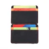 Ultra Thin PU Leather Women Men Magic Wallets Mini Coin Purses Short Business Credit Card Holder 5