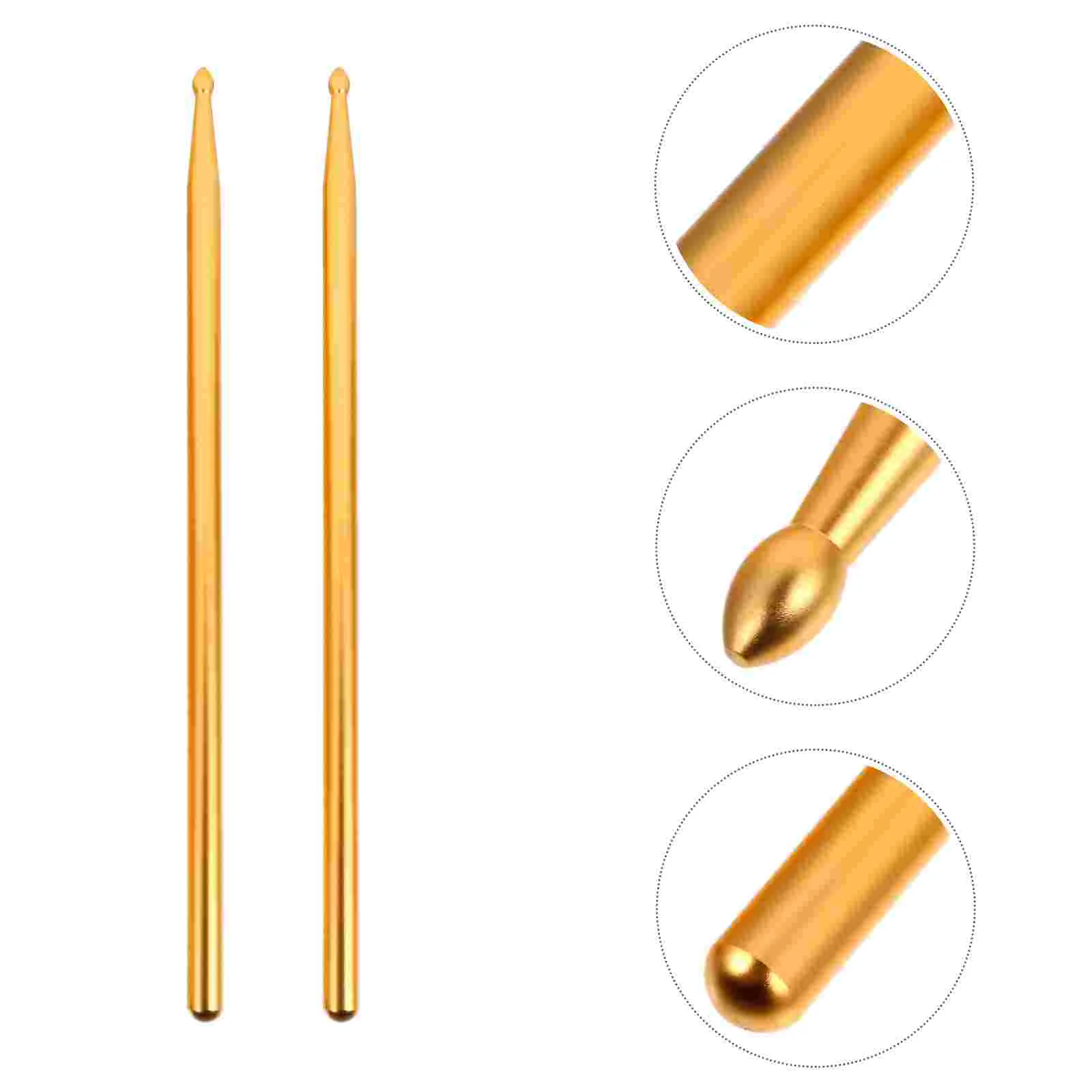 

Drum Stick 5A Metal Sticks Keyboard for Kids Set Practical Drumsticks Percussion Aluminum Alloy Practicing Child