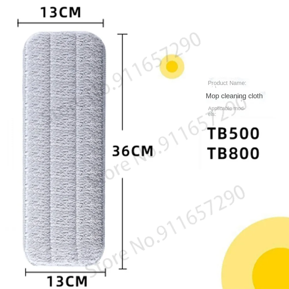 Deerma TB500 TB800 걸레 꽃 가지 걸레 360 회전 청소용 천을 탄소 섬유 천으로 Accessroies