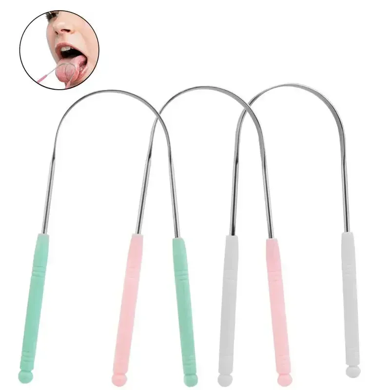 구강 위생 혀 클리너 브러시, 고품질 혀 스크레이퍼, 1PCS 스테인레스 스틸 혀 칫솔