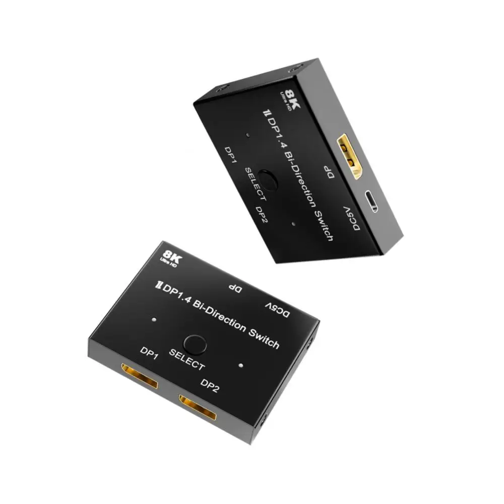 Interruttore Compatibile Hdmi 4K 8K 60Hz 120Hz 2 In 1 Out 2.1 Convertitore Switcher Bidirezionale Per Adattatore Splitter Switcher Ps5