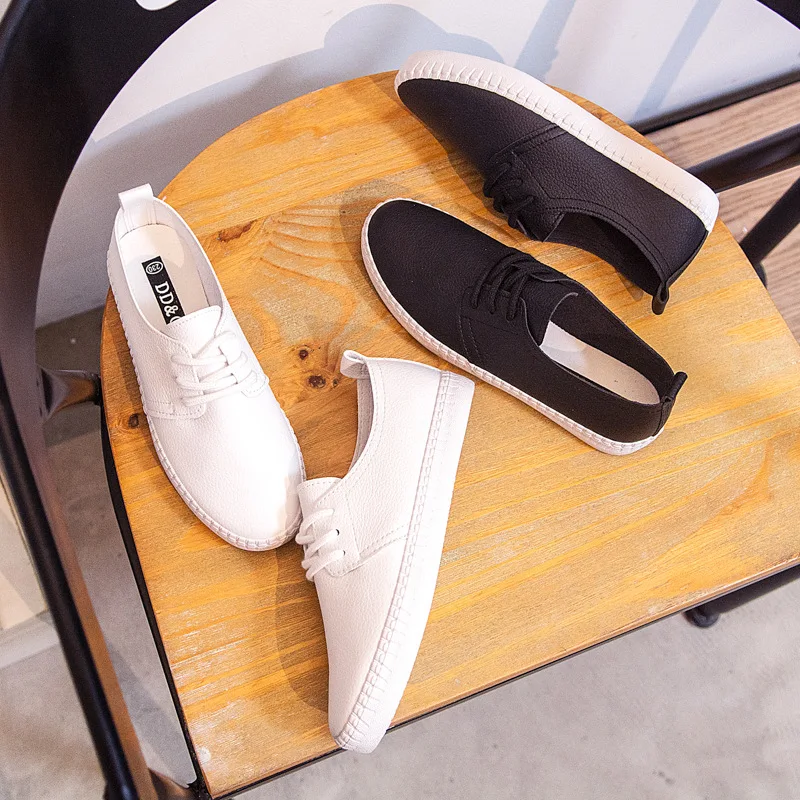 

New Women Shoes Ladies Vulcanize Shoes Fashion Sneakers Low-cut Woman Casual Loafers Korea Student Classics Best Sports Shoes