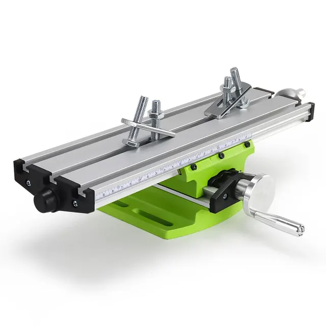 ALLSOME BG-6300 Compound Table Working Cross Slide Table Worktable for Milling Drilling Bench Multifunction Adjustable X-Y 2