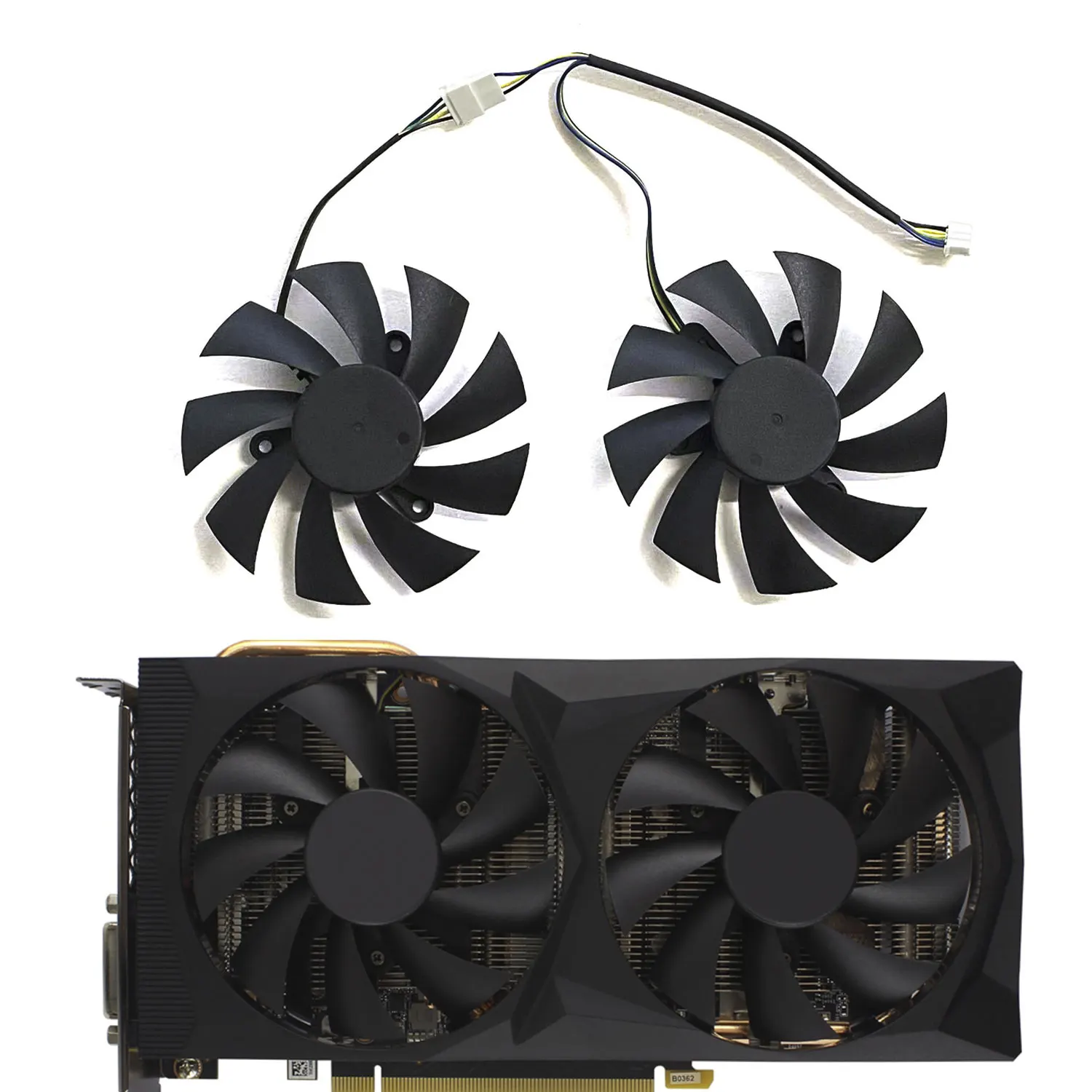 Nuovo Dispositivo Di Raffreddamento Gpu Da 87Mm Ga92A2H 4Pin Dc 12V 0.46A Per Scheda Grafica Zotac Geforce Rtx2060 Super Mini Rtx 2060 6Gb Zt-T20600