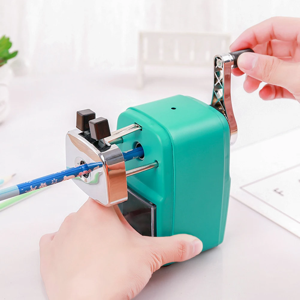 어린이용 대용량 미끄럼 방지 연필 숫돌, 홈 오피스 싱글 홀 두께 조절 가능, 교실 미술 용품