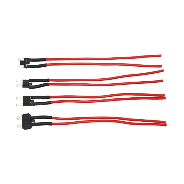 Car Fuse Holder Power Plug Electrical Sockets Adapter Car Dual line Simple Fuse Power Socket Standard Mini Micro 2 12V 24V Fuse Box Socket Non Destructive Modification Line