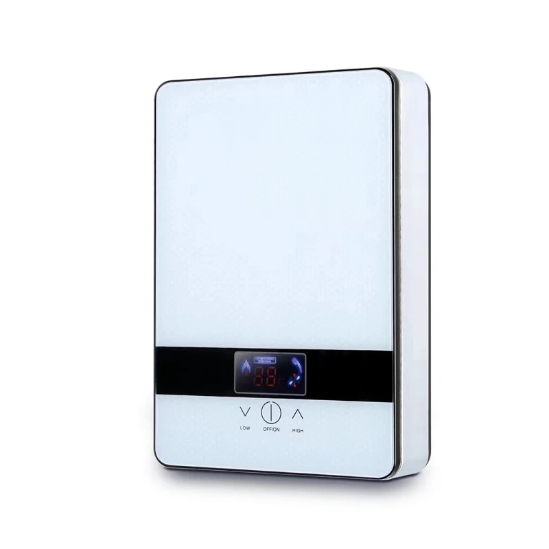 Instant Electric Water Heater 6500W 220V Thermostat Flow Heater Bathroom Heating Instant kitchen Hot Shower Water 1