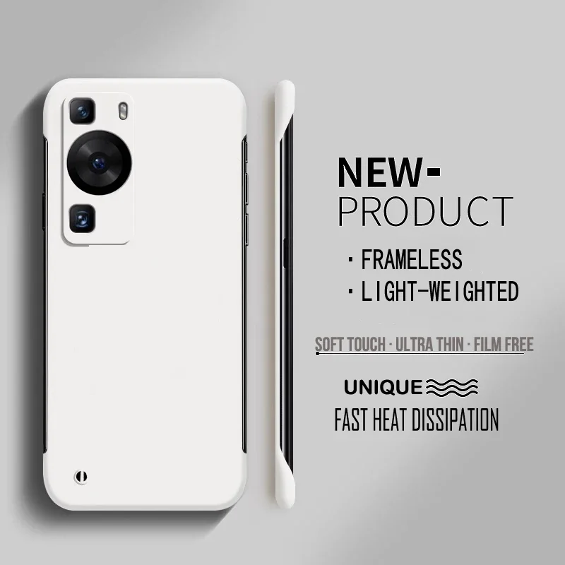Frameless Matte Hard PC Phone Case and Protective Bumper Cover