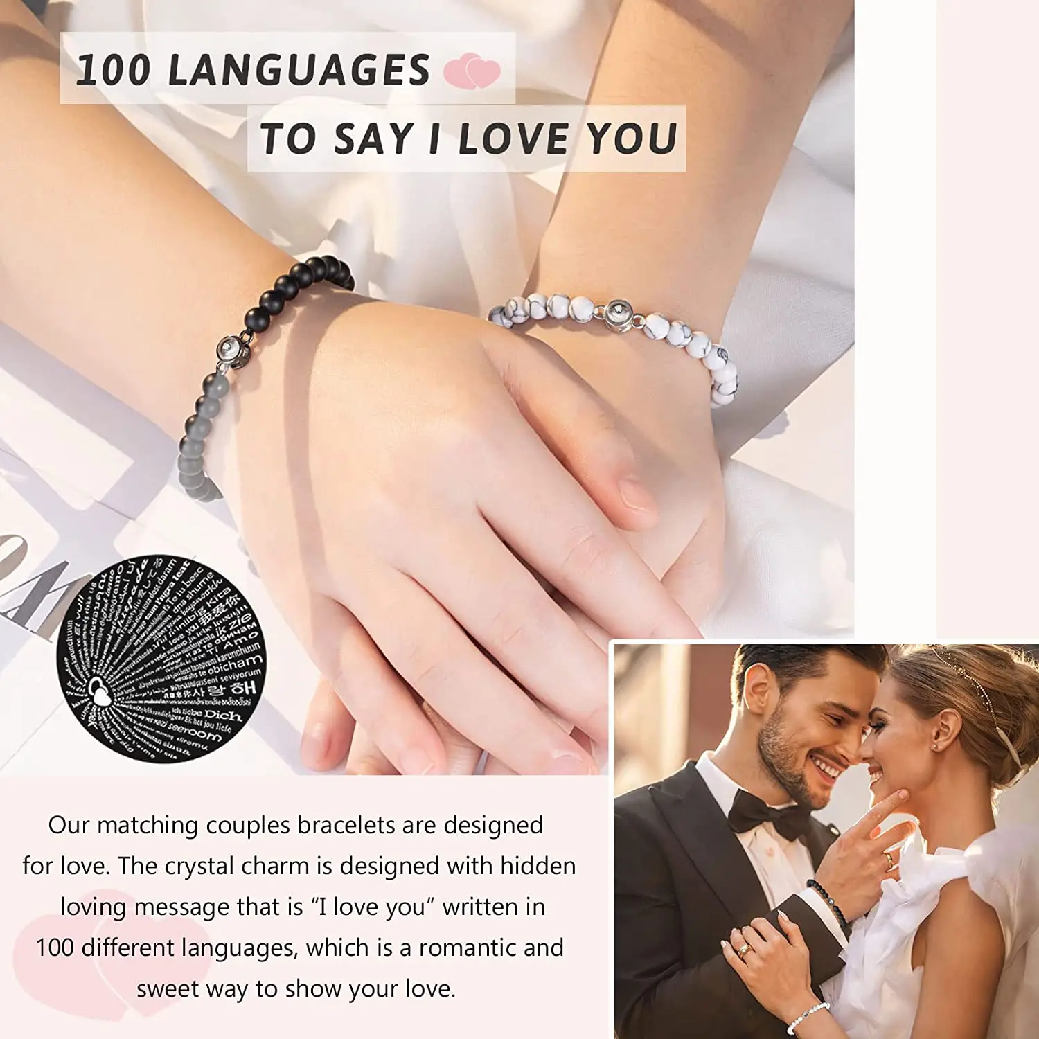 Buy Yofair Magnetic Couple Bracelet for Couples Attraction Rope Braided  Bracelet for Him and Her Anniversary Birthday Gifts for Women Men at  Amazon.in