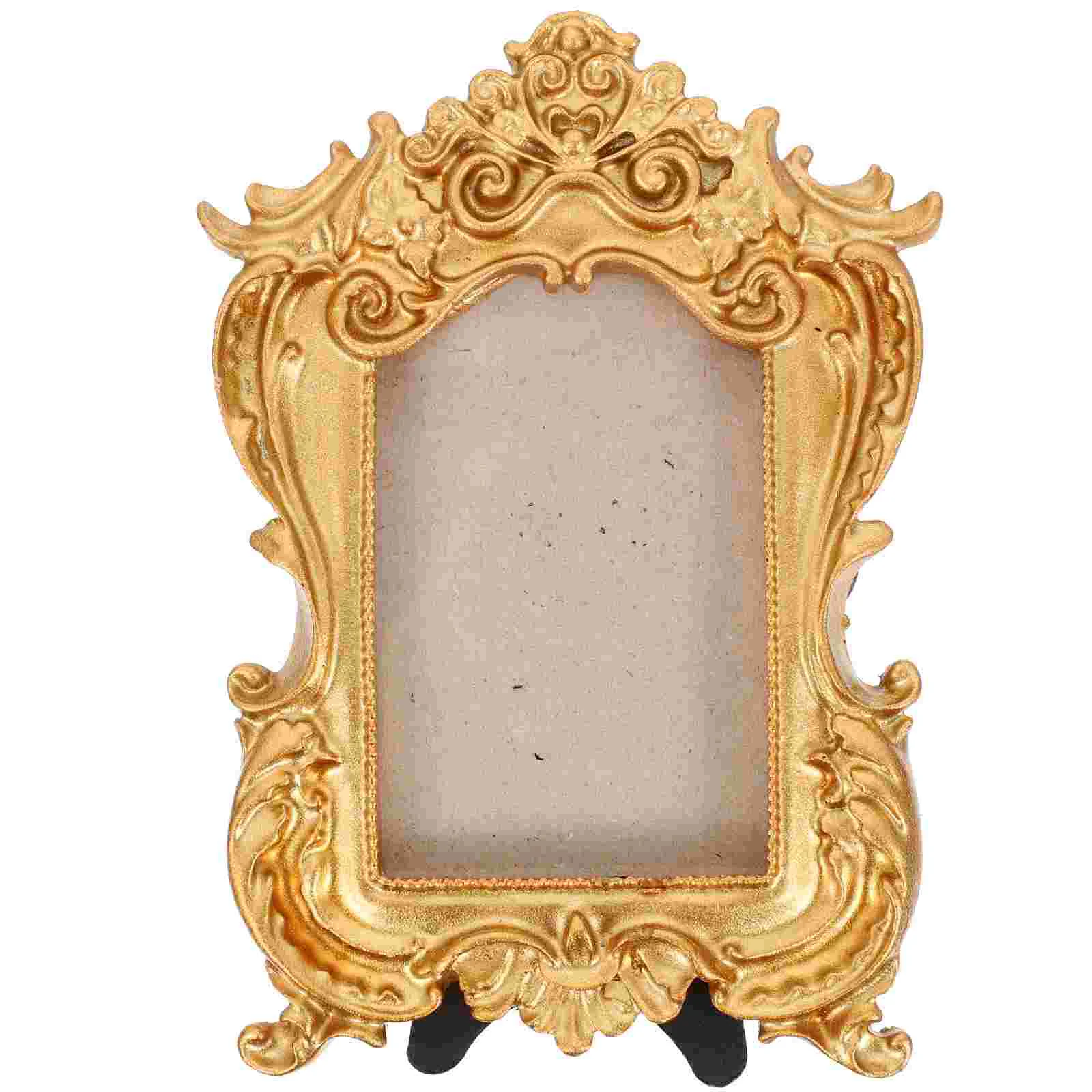 사진 프레임 그림 장식 디스플레이 빈티지 프레임, 유럽 스타일 거치대 송진 홈