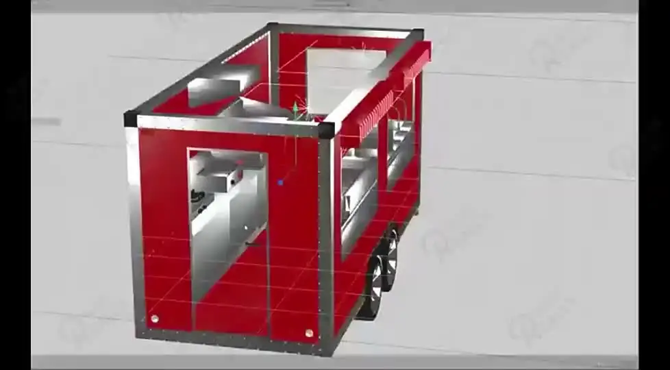 Дешевая цена уличный мобильный мини-тележка для мороженого HotDog тележка фаст-фуда