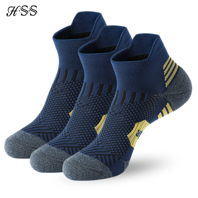 9/3 Pair Professional Fitness Sports Socks Towel Bottom Non-Slip Running Socks Men Women Quick-Drying Basketball Training Sox Best Sellers In Accessories