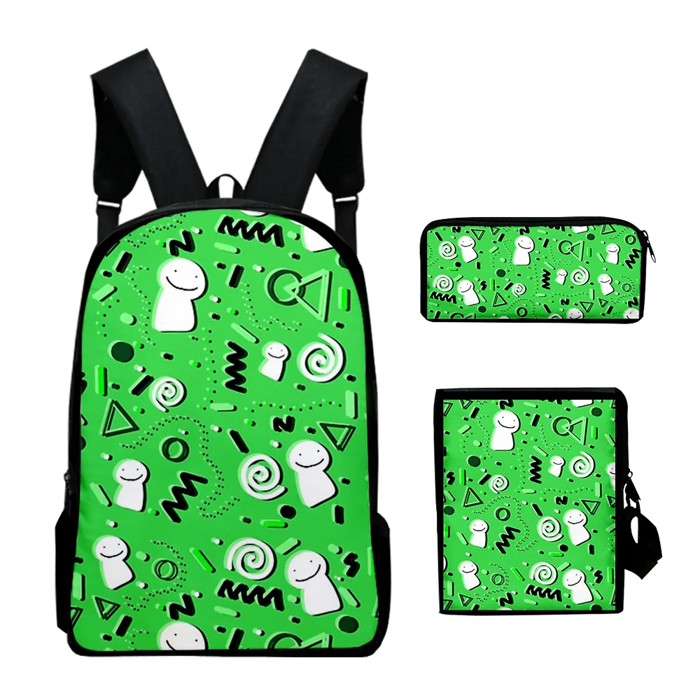 Hip Hop Youthful dreamteam 3D Print 3pcs/Set Student Travel bags Laptop Daypack Backpack Shoulder Bag Pencil Case