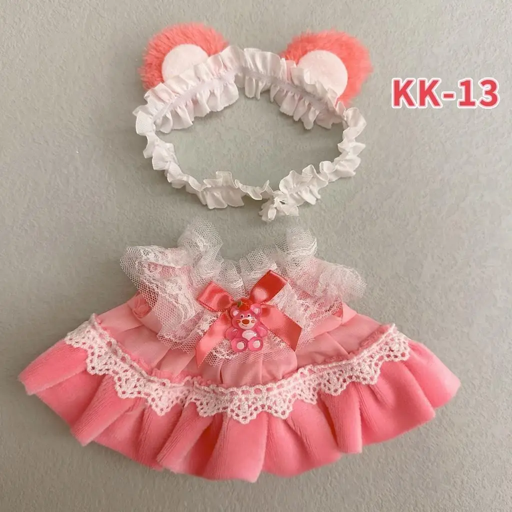 thumbnail image 1 of Vestido Lolita de algodón para muñeca, falda pequeña para muñeca de pato enfadado, ropa de cambio, lindo y dulce, 20cm, 1 of 5