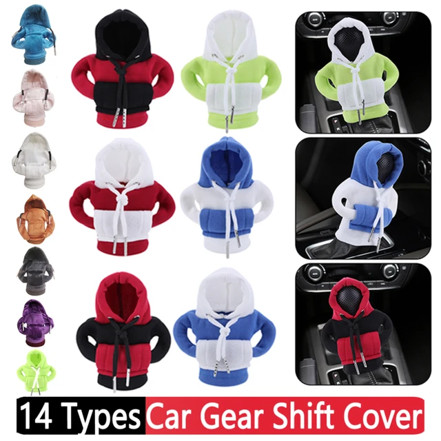 Mode Hoodies Auto Schaltknauf Abdeckung manuelle Griff Gangsc haltung Dekor  Hoodie umfasst automatische Auto Interieur Zubehör - AliExpress