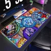Disney K-Kingdom Hearts For Rgb Mouse Pad Xxl Steelseries Laptop Mat Gaming Mousepad Backlit Keyboard 3