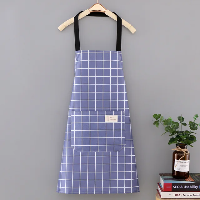 Waterproof and Oilproof Women's Apron Kitchen Men's and Women's Adult Chef's Apron Baking Accessories 4
