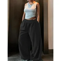 Plus Size Women Fashion Trousers New Streetwear Basic Straight Casual Slim Pants Lady Sexy Solid Simple Knitted Trousers - Image 2