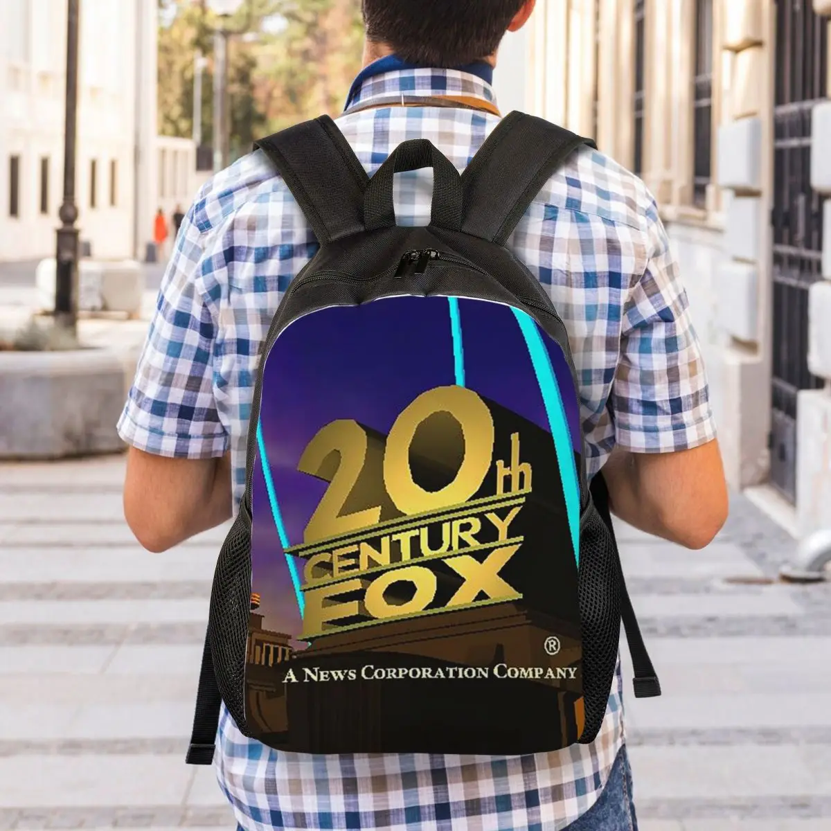 Zaino per studenti 20th Century Fox, borsa da scuola, zaino da viaggio per escursioni, per ragazzi e ragazze, borsa a tracolla alla moda - immagine 3