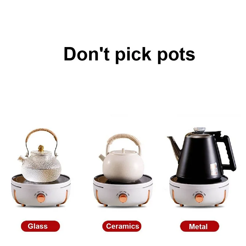 220V Electric Ceramic Stove Home Boiling Water Heater 3 Gear Adjust Tea Stove Office Coffee Electric Hot Plates Tea Maker 800W 3