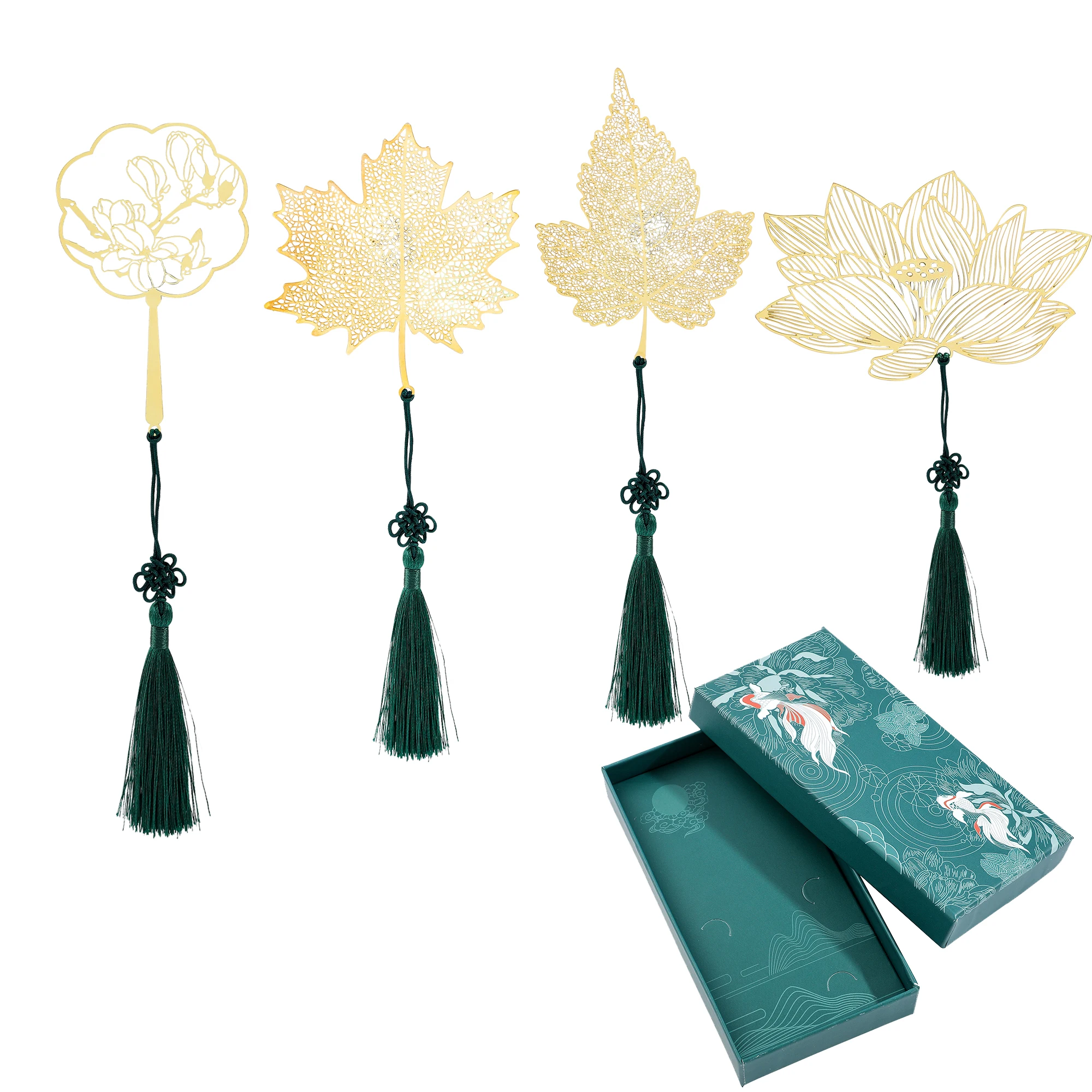 Golden Sycamore Foglie Nappe Scava Fuori Segnalibro Pennarello Pagina In Acciaio Inossidabile Forniture Segnalibro Di Cancelleria Per Insegnanti Stude