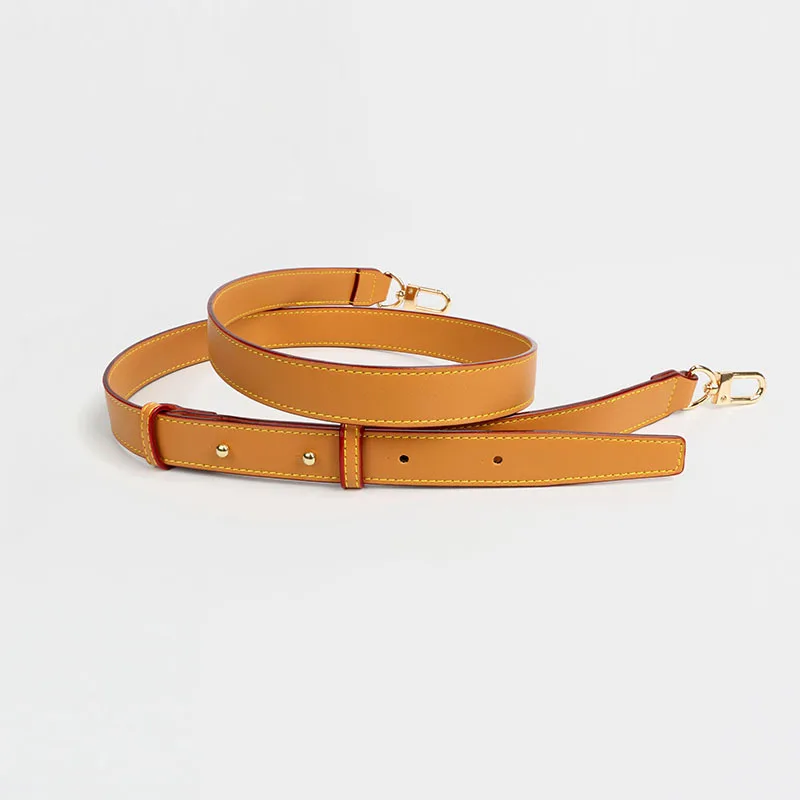 Trendy Cowhide Bag Strap Women Handbag Belt Shoulder Messenger Crossbody Bag Wide Strap Replacement Genuine Leather Bag Strap