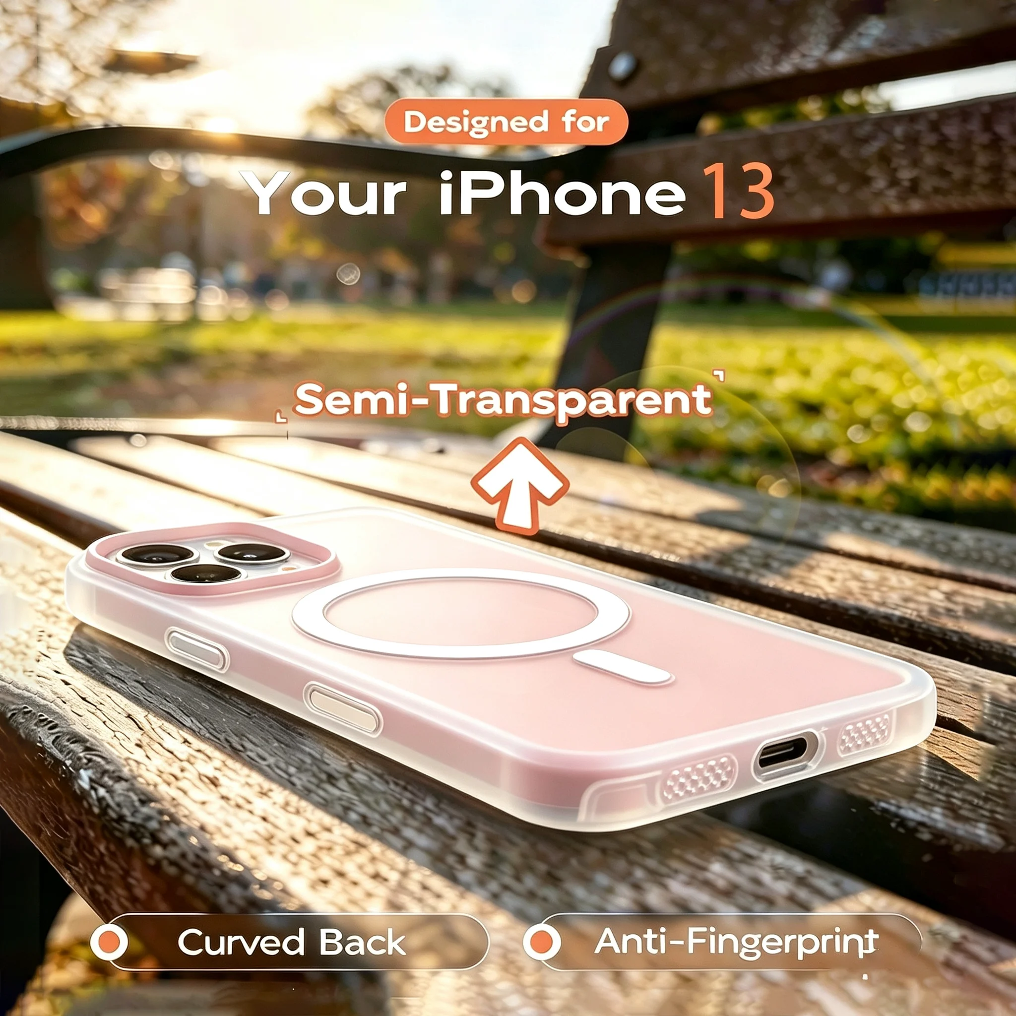 Magnetic Shockproof Silicone Case with Camera Control Cover