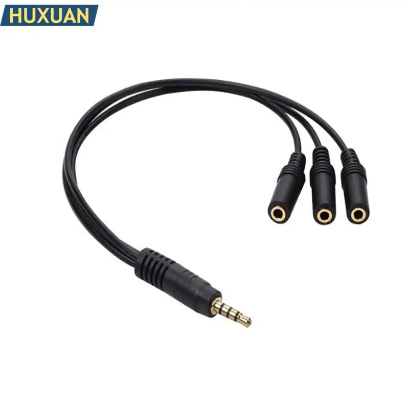 HUXUAN Aux Ƽ  ̾  ø ,   ø ̺, 1 -3 , 3.5mm, 3  Ʈ, 3.5mm