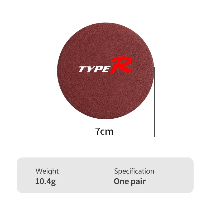 Car Coasters Water Cup Holder Pad Non-slip Cup Slot Mats For Honda Type R Types Civic Accord CRV Fit Jazz Transalp CBR cb500x cup holder coasters car coaster pads