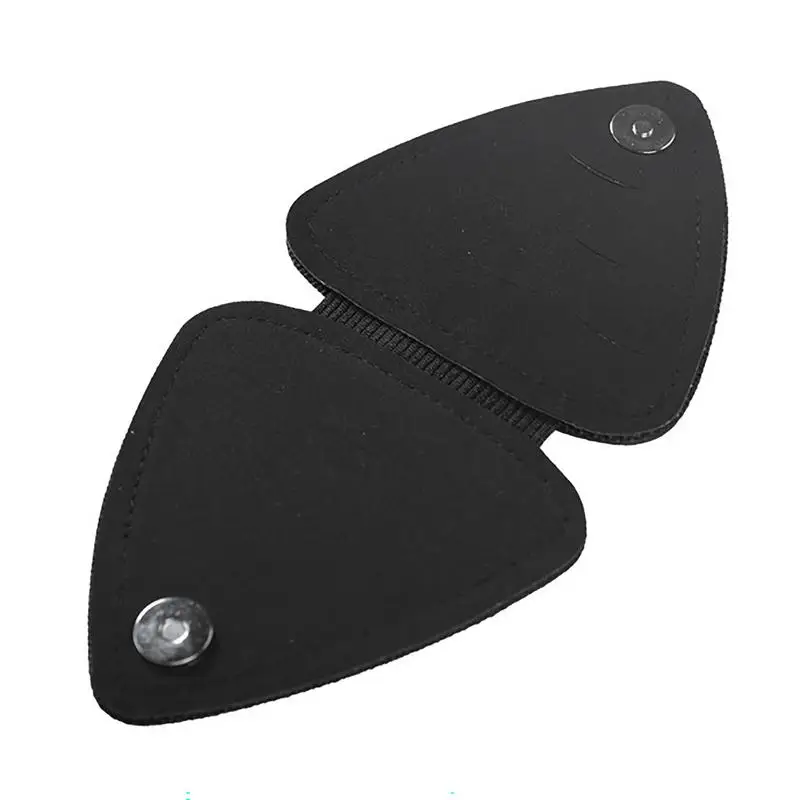 Guitar Pick Box Portable Picks Holder Case With 12pcs Picks Guitar Pick Display Case Plectrums Bag Accessories For