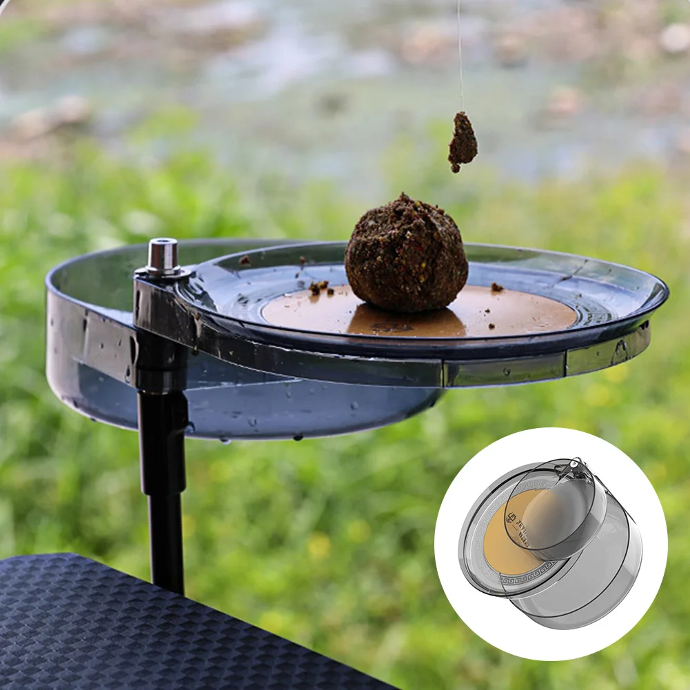 Large-Capacity Fish Bowl Bait Plate Pull Bait Tray Basin Fish Food Box Strong Full Magnetic Lure Storage Box Fishing Accessories