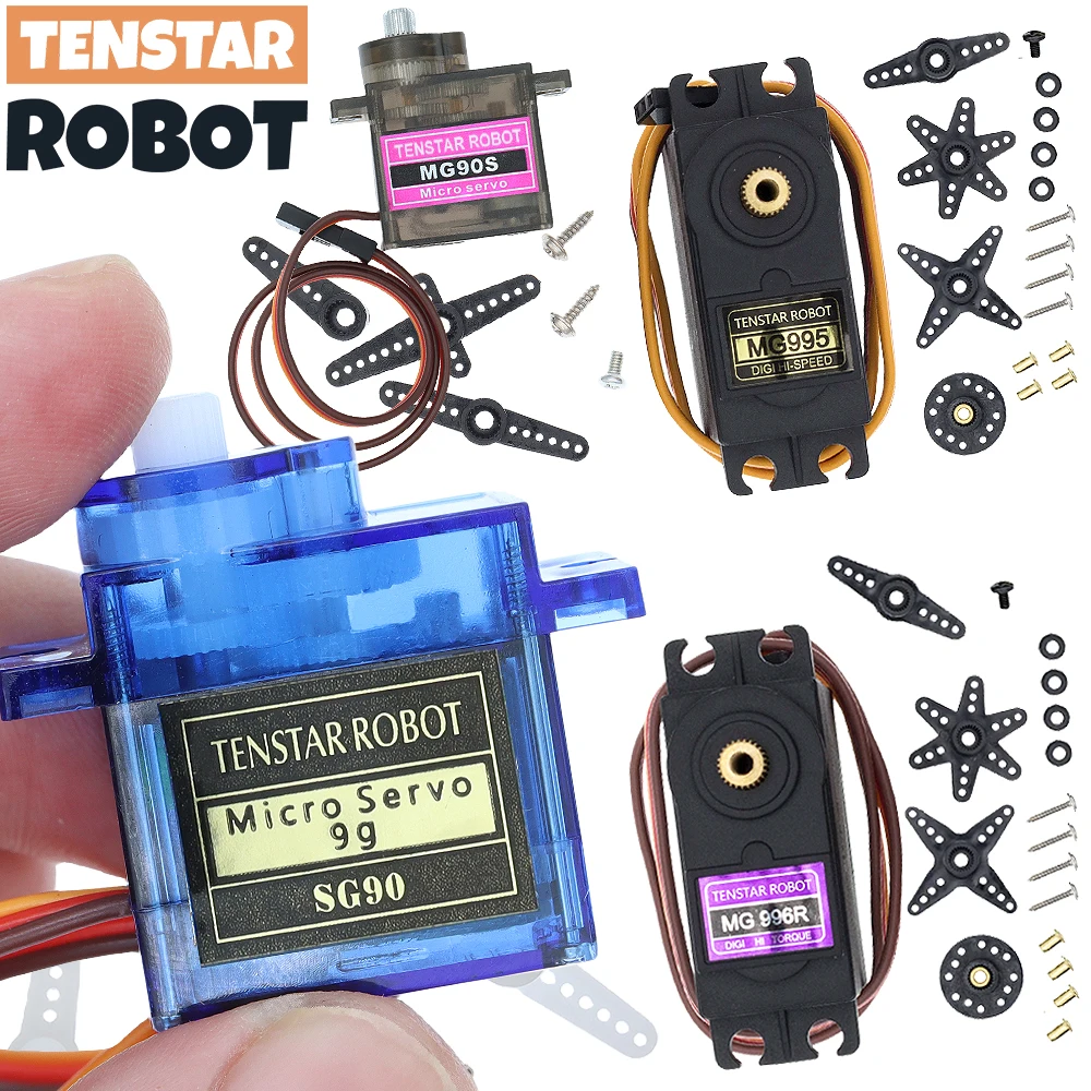 1PC MG90S Micro Metal Gear 9g Servo para RC de avi... - Grandado