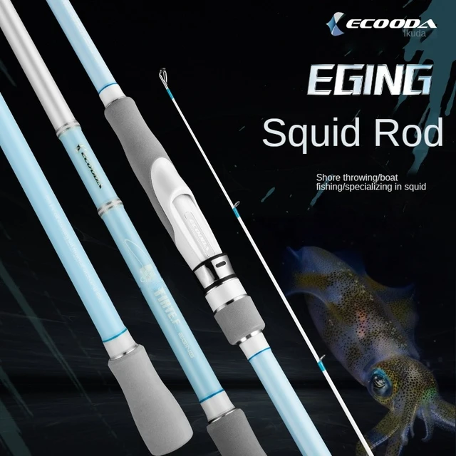 ECOODA EHIE Egi Boat Fishing Rod 2Sections Squid Spinnng Lure Fishing Rod  2.43m Drag 6kgs PE 0.6-1.5 EGI 2.0-3.5# - AliExpress