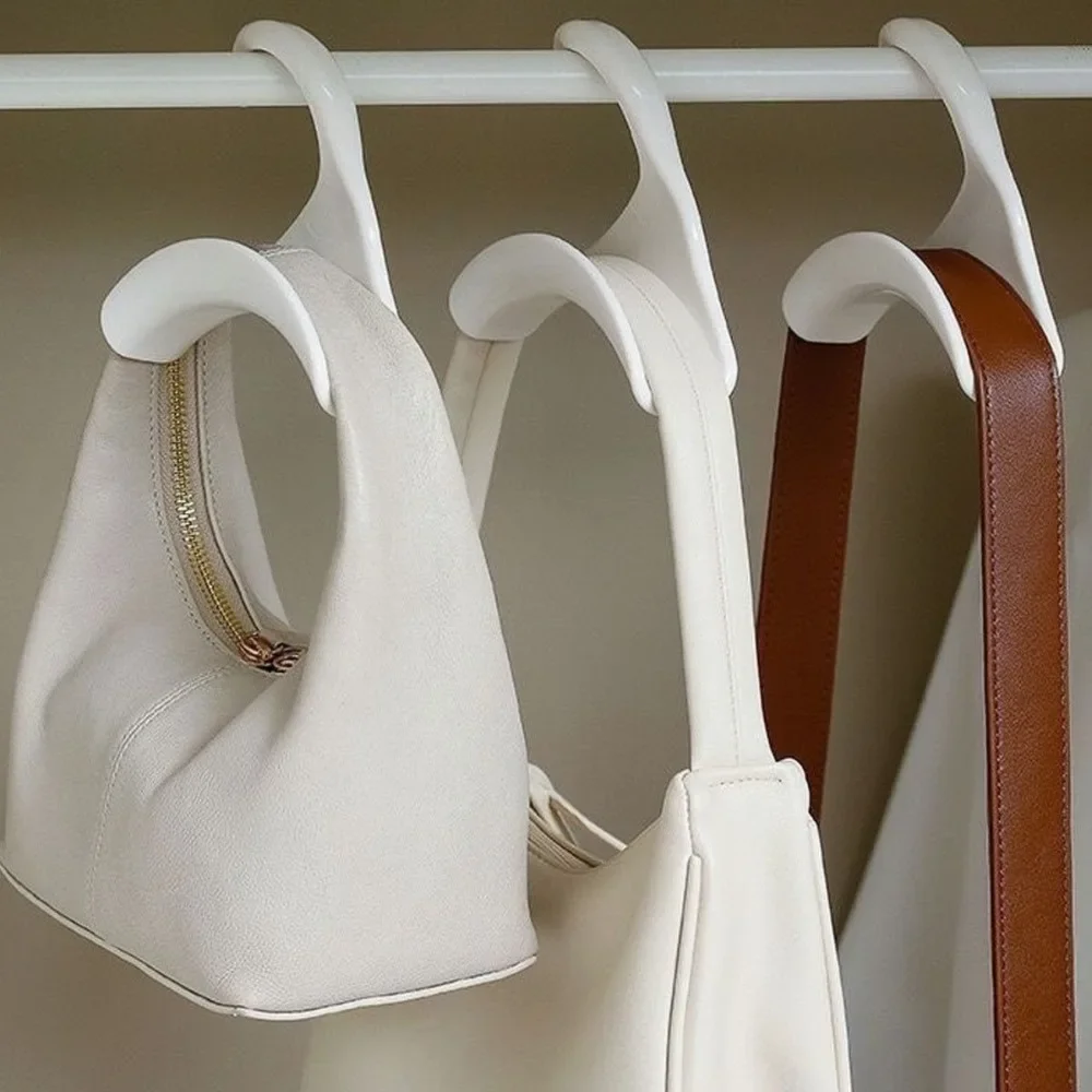 

1PCS Seven-color Handbag Arch Hook Tie Scarf Buckle Home Wardrobe Storage Multi-purpose Hook Reusable Wardrobe Organization Tool