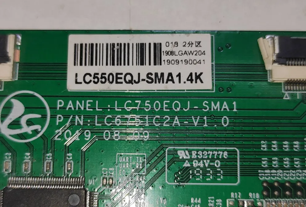 Фото Бесплатная доставка! ID 4K LCD TV logic board t-con LC550EQJ-SMA1 №2