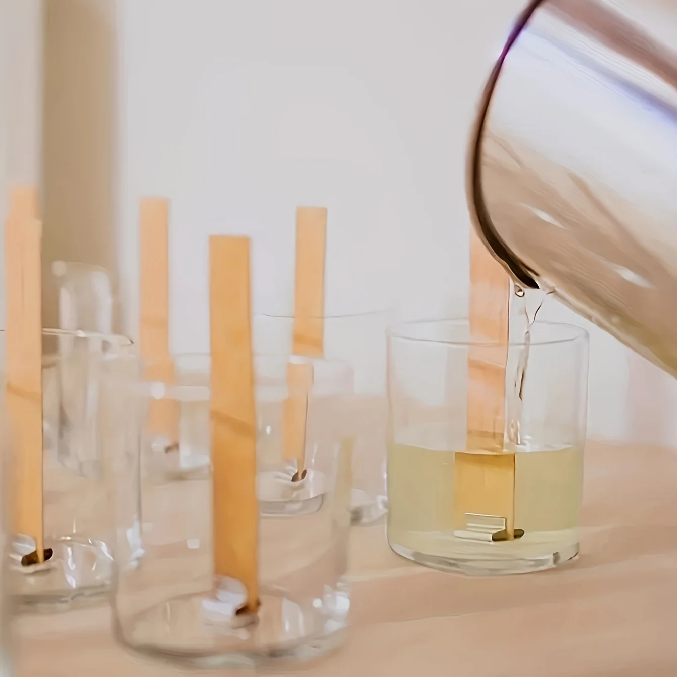 Wooden Candle Wicks with Metal Base For Handmade DIY