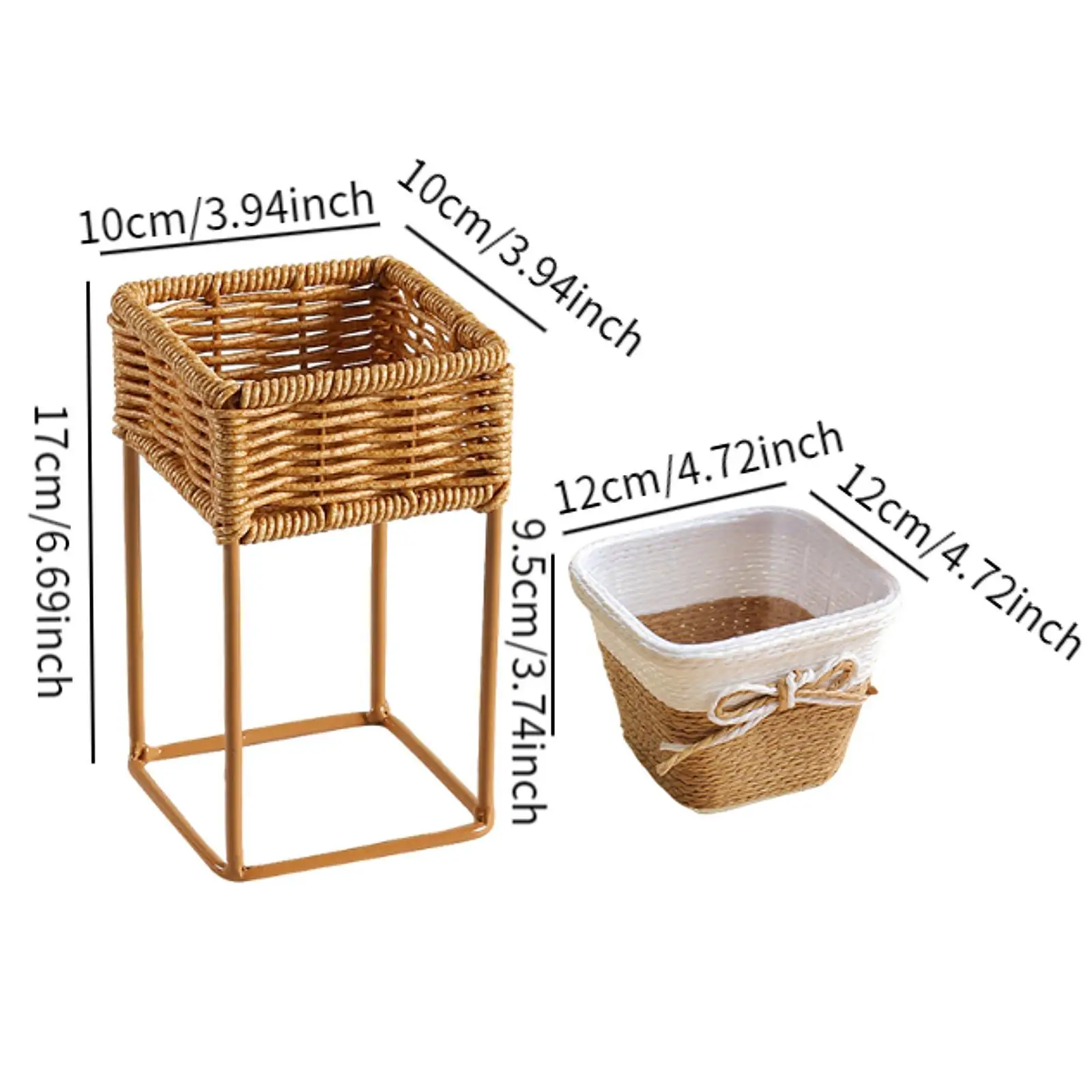 Plant Stand Potted Stand Home Decor Heavy Duty Shelf Planter Holder for Outdoor Plants Flowerbed Bedroom Living Room Patio