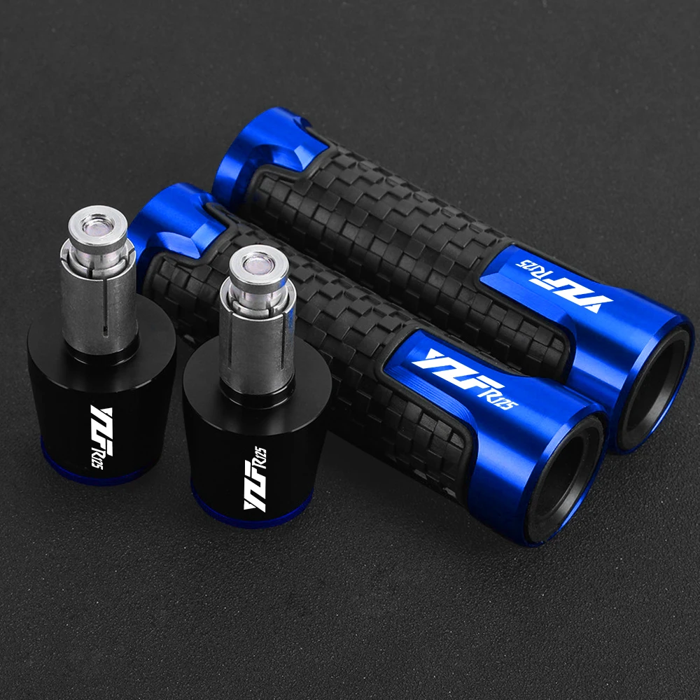 FOR YAMAHA YZFR125 YZF R125 YZF-R125 2008-2023 2022 2021 2020 2019 18 Motorcycle 7/8'' 22mm handlebar grip end handle bar grips