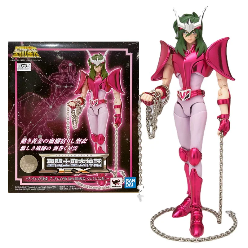 

Bandai Genuine Saint Seiya Anime Figure Cloth Myth EX Andromeda Newborn Collection Gunpla Anime Action Figure Toys for Children