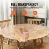 Soft Glass Tablecloth Transparent PVC Table Cloth Waterproof Oil Proof Kitchen Dining Rectangular Table Cover Matte Clear 3