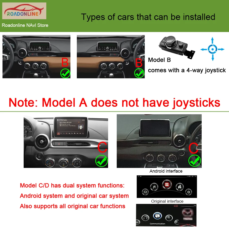 Reproductor Multimedia para Auto Android 15 Octa Core 8+256G 1920*720, Receptor Estéreo, Radio, Carplay, WIFI, 4G para FIAT 124 Spider 2016-2018 6