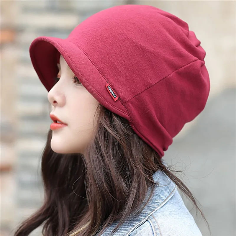 New Fashion Hat Women Solid Casual Plait India Hat Muslim Ruffle Cancer Chemo Hat Beanie Scarf Turban Head Wrap Cap 4