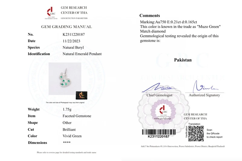 Luxury Yellow Gold Necklace with Emerald and Diamond