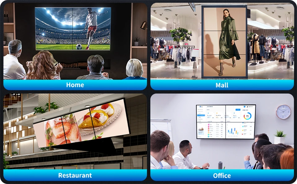 2x2 Video Wall Controller Processor 1x2 1x3 1x4 2x1 3x1 4x1 4K DVI HDMI video wa
